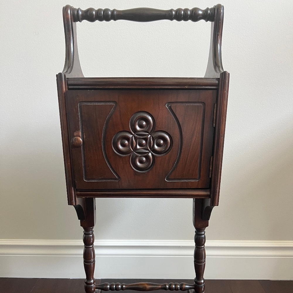 Vintage Canadian James A. Cole Furniture Co Smoke Stand